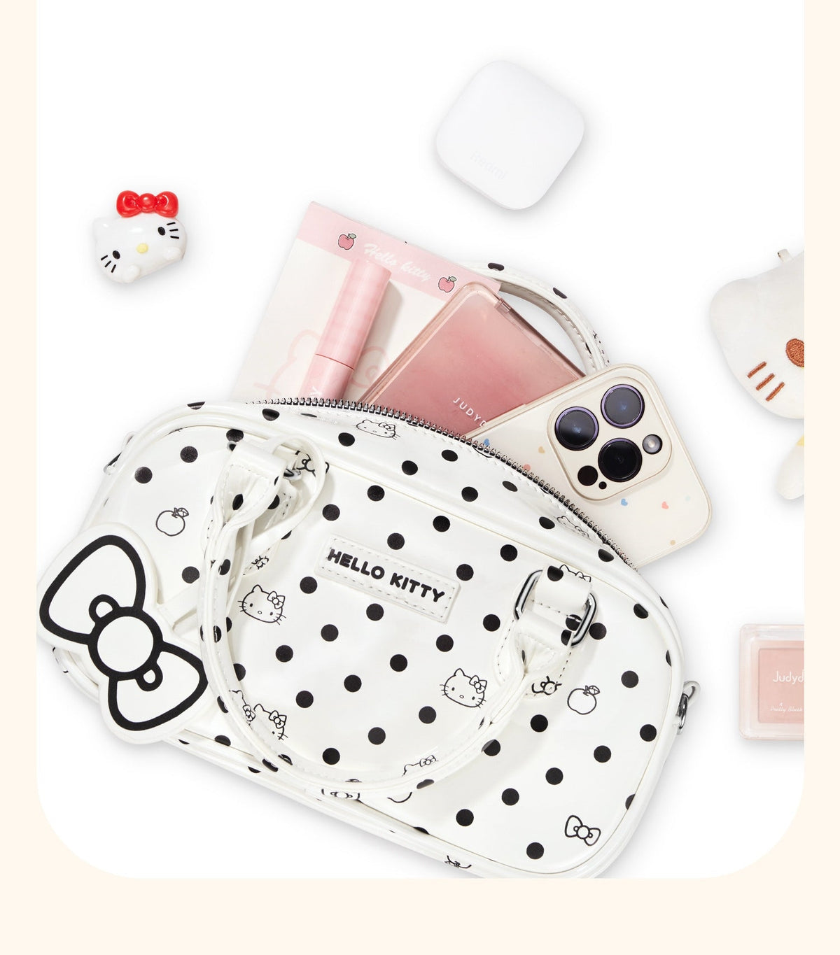 Hello Kitty Polka Dot Purse Handbag