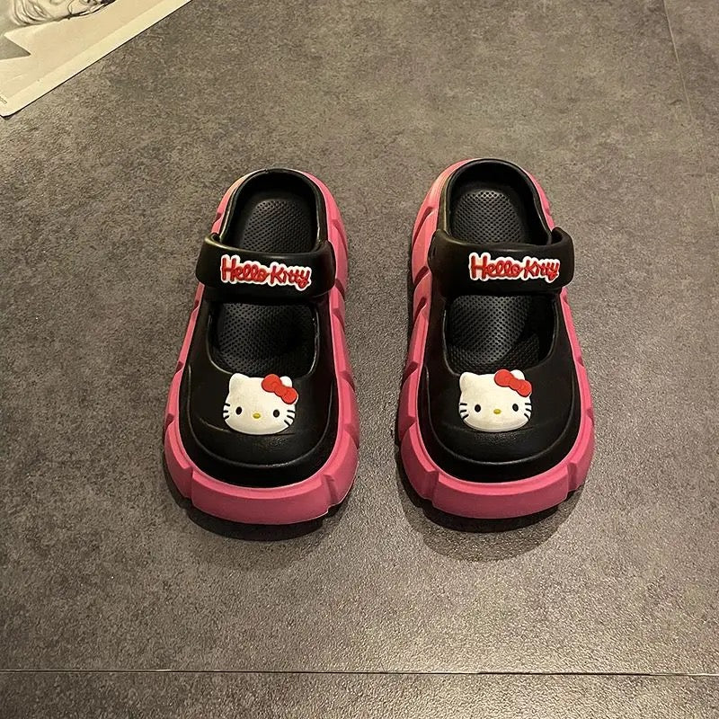 Hello Kitty Clogs Slip on Water Shoes Casual Summer Sandals for Girls