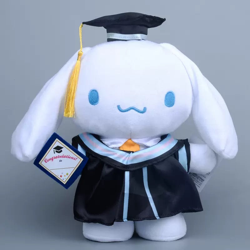 Sanrio Gift Cute Graduation Plush Boys Girls Class of 2024 Plushies Toy Congrats Party Plush Favors (14inch &10inch)