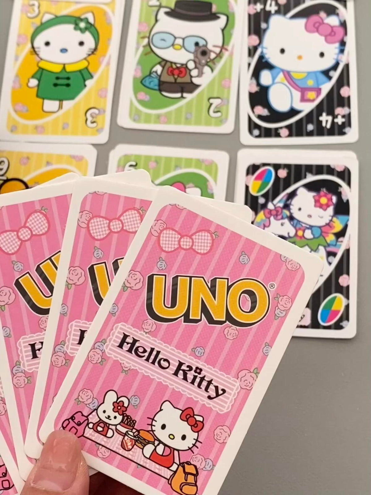 Hello Kitty Playing Cards Games UNO Card