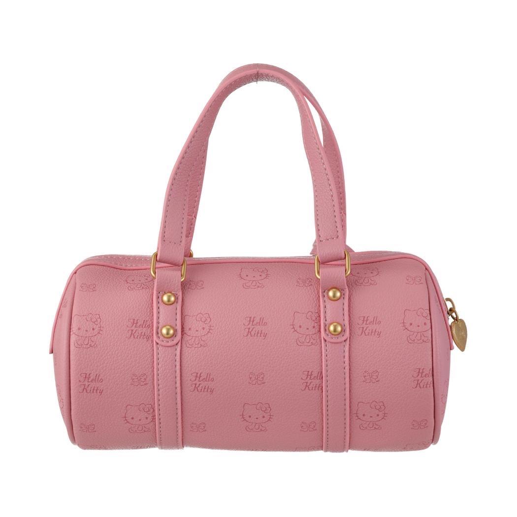 Hellokitty Embroidered Plaid Tote Bag Handbag