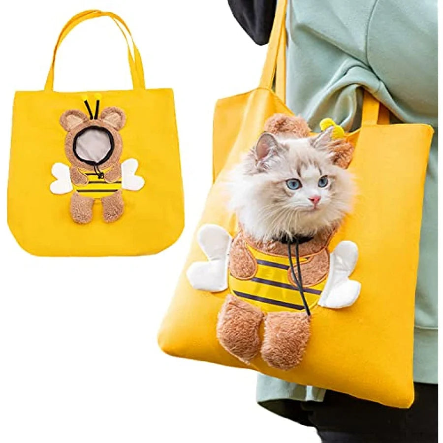 Pet carrier shoulder bag