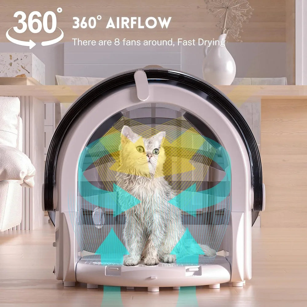 Automatic Foldable Pet Drying Box