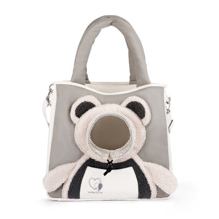 Pet carrier shoulder bag