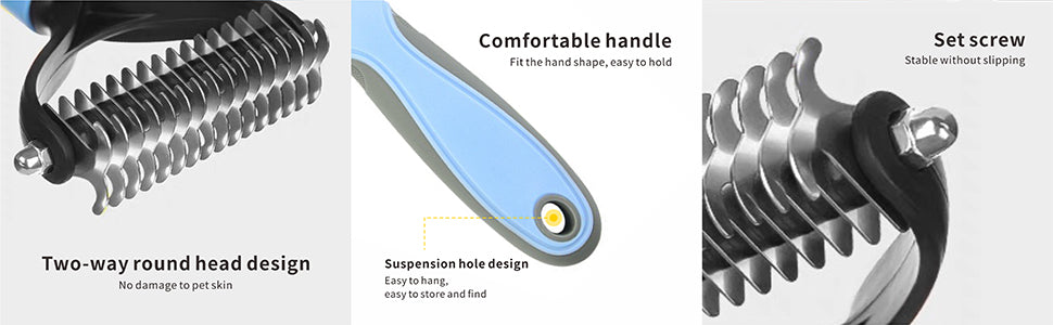 Pet hair removal brush