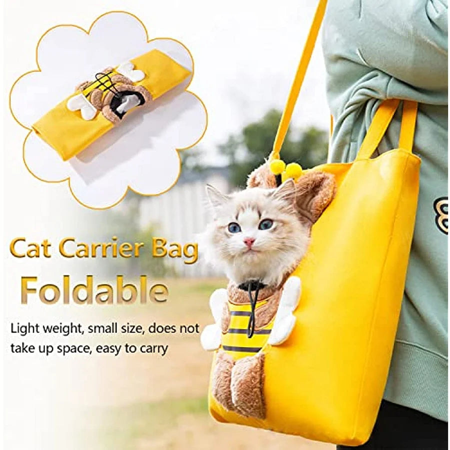 Pet carrier shoulder bag