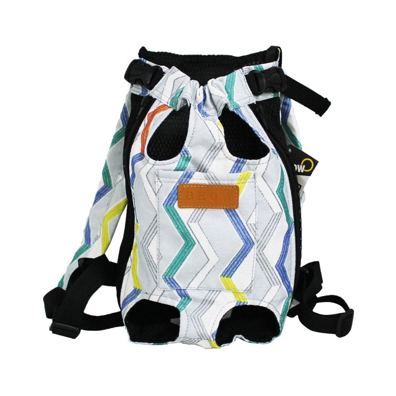 Pet handle backpack