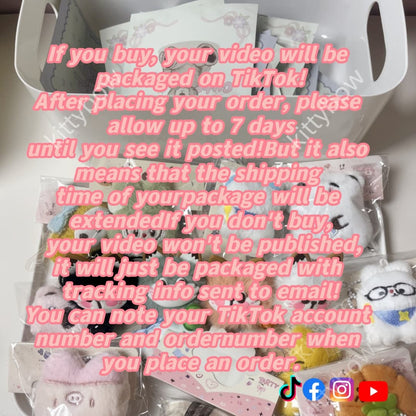 Plush Doll Keychain Lucky Bags(Random shipment, no style specified)