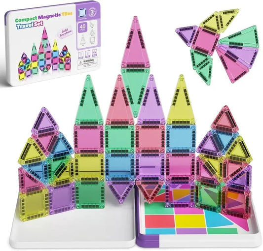 Mini Magnetic Tiles Building Blocks🧩