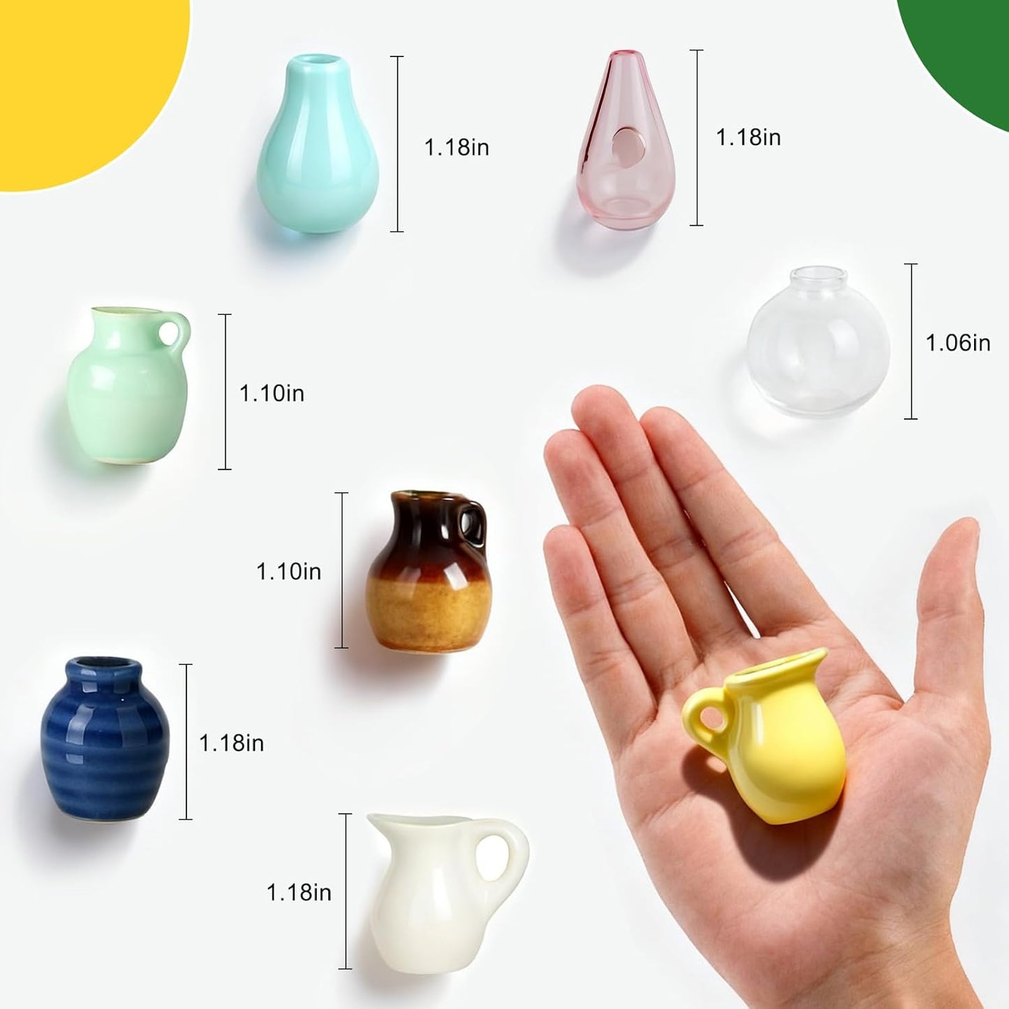 Mini Vase Refrigerator Magnets