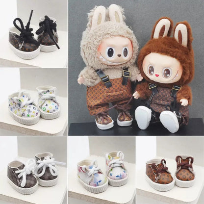 Costume Accessories Mini Luxury Shoes for 17cm Labubu