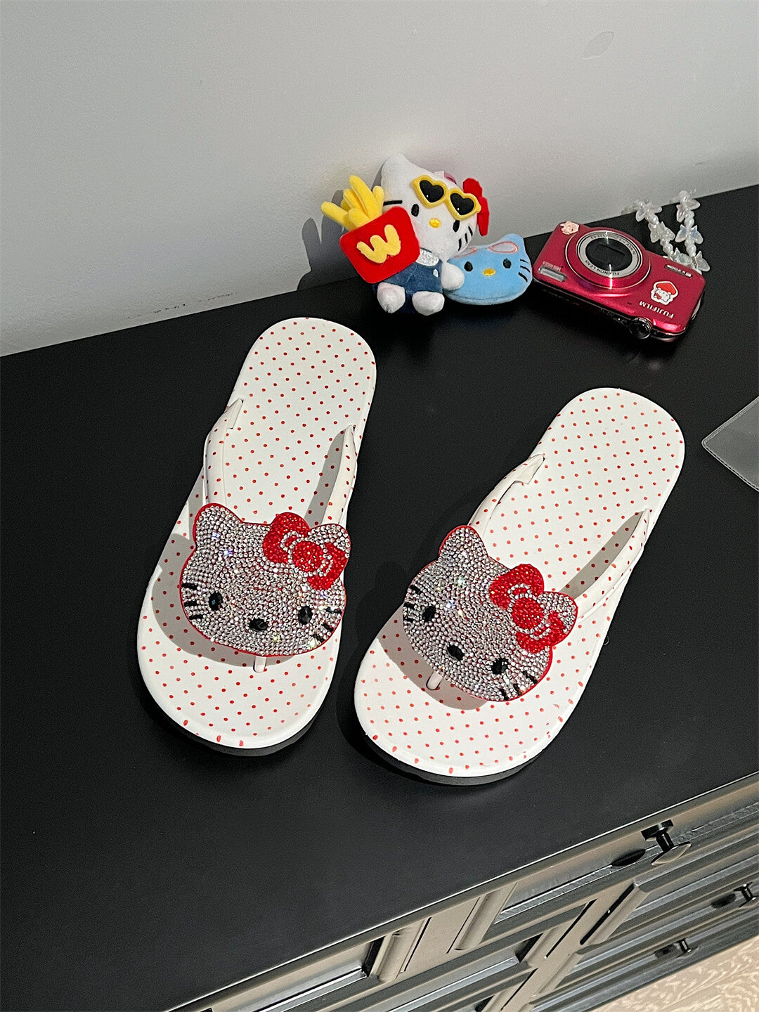 HK Platform Flip Flops – Cute Kitty-Inspired Summer Sandals for Women, 2 Styles
