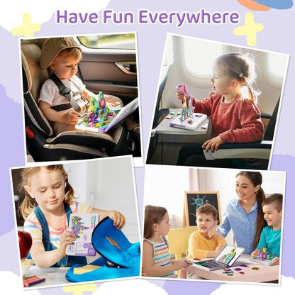 Mini Magnetic Tiles Building Blocks🧩