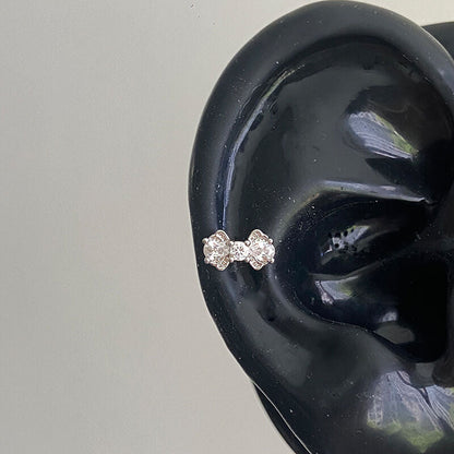 Hellokitty Earrings Rhinestone Cute Titanium earrings