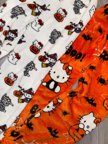 Hellokitty Halloween Pants Pumpkins Ghost Pajama Cute Soft Long Bottoms Women Pjs Pj Jammies Gift