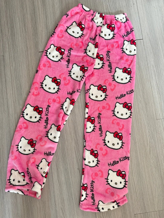 KT Pants Pajama Cute Soft Long Bottoms Women Pjs Pj Jammies Gift
