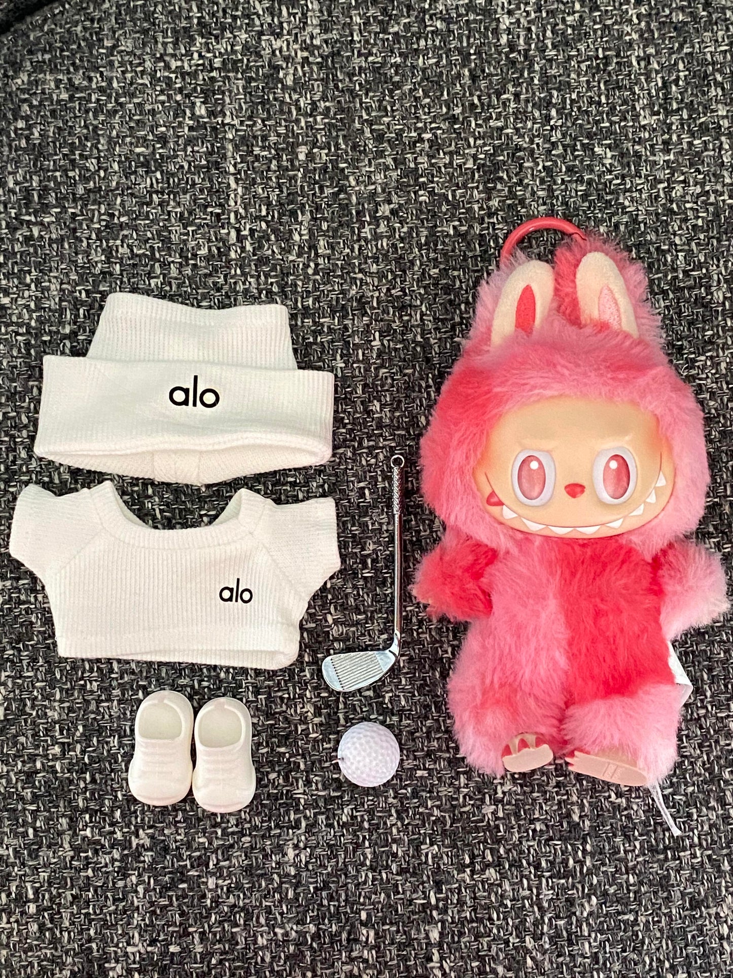 Alo Clothes Set(NO DOLL) Accessories Suit Cute Clothes for Labubu Dress up Unique Style