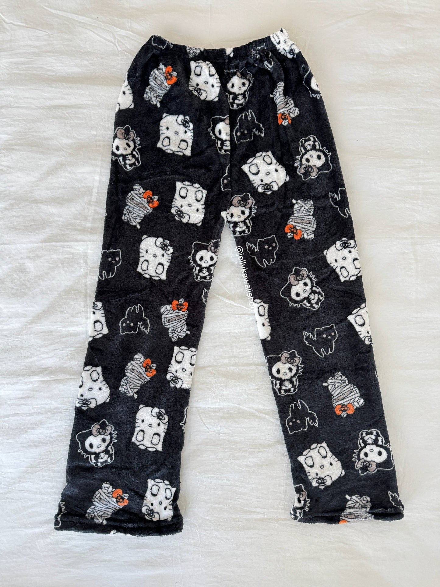 Hellokitty Halloween Pants Pumpkins Ghost Pajama Cute Soft Long Bottoms Women Pjs Pj Jammies Gift