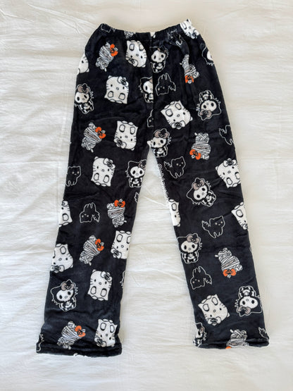 Hellokitty Halloween Pants Pumpkins Ghost Pajama Cute Soft Long Bottoms Women Pjs Pj Jammies Gift