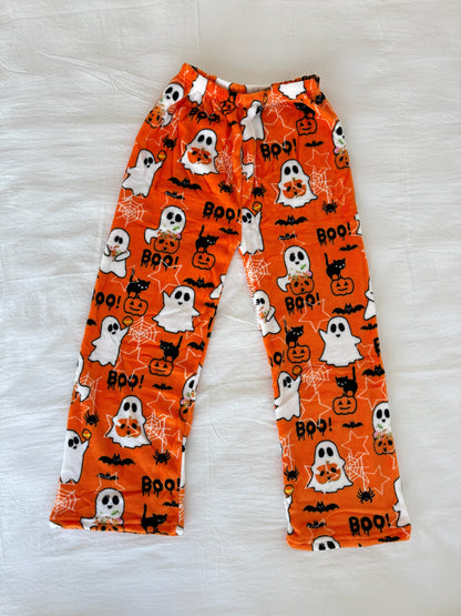 Hellokitty Halloween Pants Pumpkins Ghost Pajama Cute Soft Long Bottoms Women Pjs Pj Jammies Gift