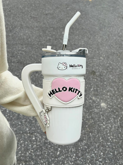 Sanrio 40 oz Tumbler with Handle & Carrier Bag
