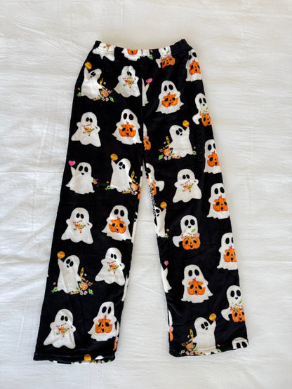 Hellokitty Halloween Pants Pumpkins Ghost Pajama Cute Soft Long Bottoms Women Pjs Pj Jammies Gift