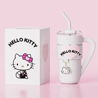 Sanrio 40 oz Tumbler with Handle & Carrier Bag