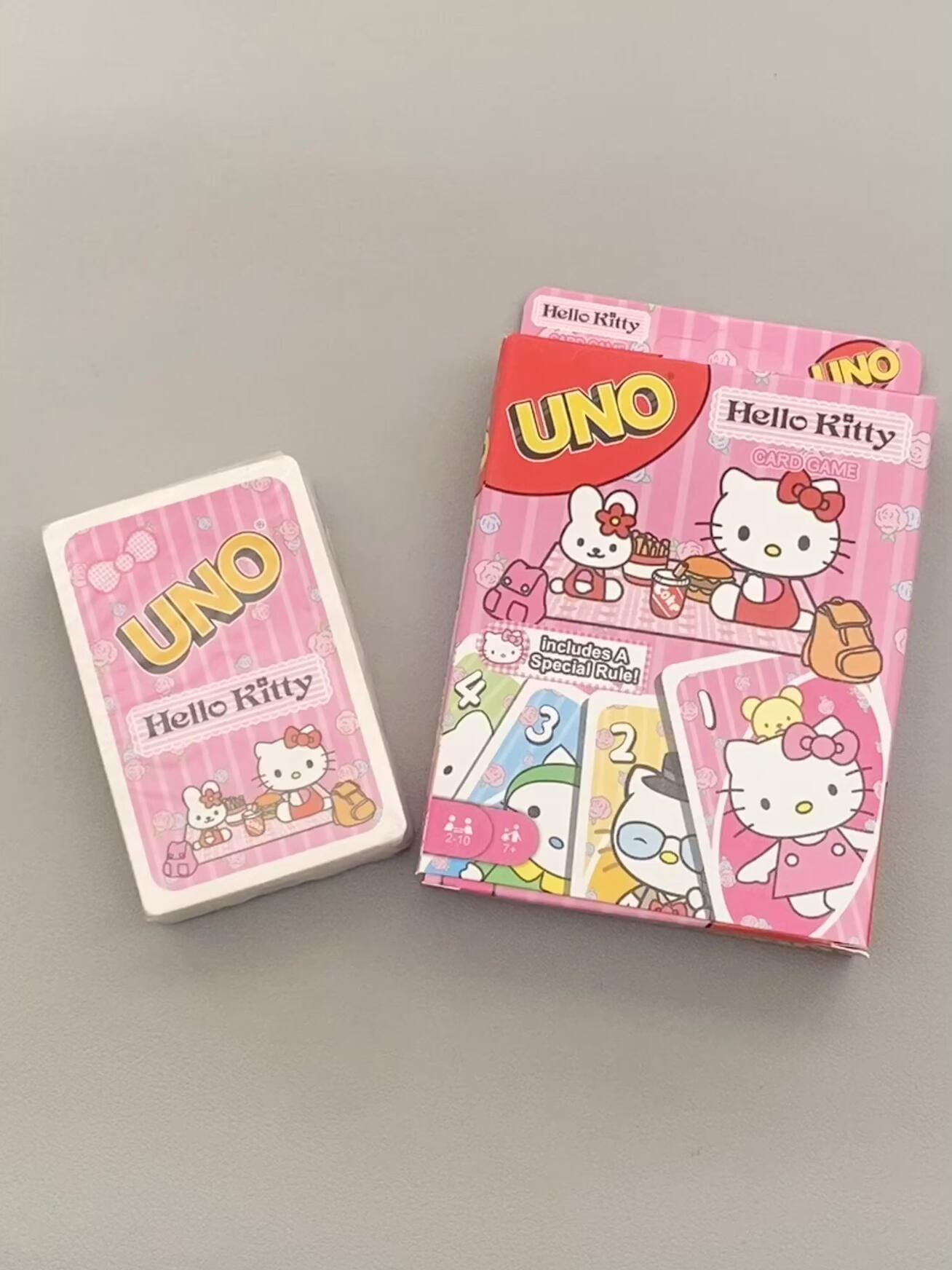 Hello Kitty Playing Cards Games UNO Card
