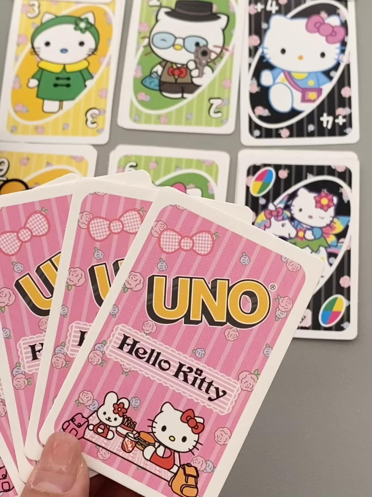 Hello Kitty Playing Cards Games UNO Card