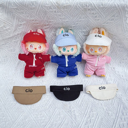 ALO 17cm Labubu Clothes Set(NO DOLL)  Accessories Suit Cute Clothes for Labubu Dress up Unique Style