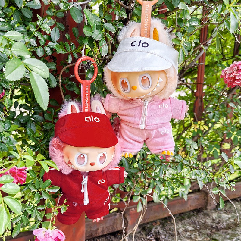 ALO 17cm Labubu Clothes Set(NO DOLL)  Accessories Suit Cute Clothes for Labubu Dress up Unique Style