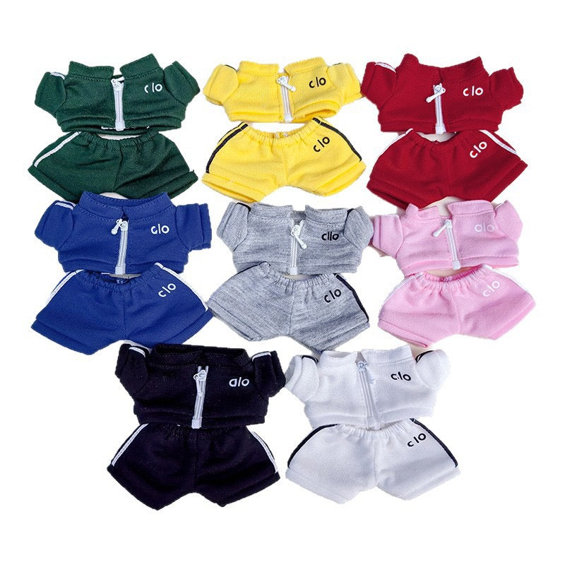 ALO 17cm Labubu Clothes Set(NO DOLL)  Accessories Suit Cute Clothes for Labubu Dress up Unique Style