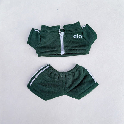 ALO 17cm Labubu Clothes Set(NO DOLL)  Accessories Suit Cute Clothes for Labubu Dress up Unique Style