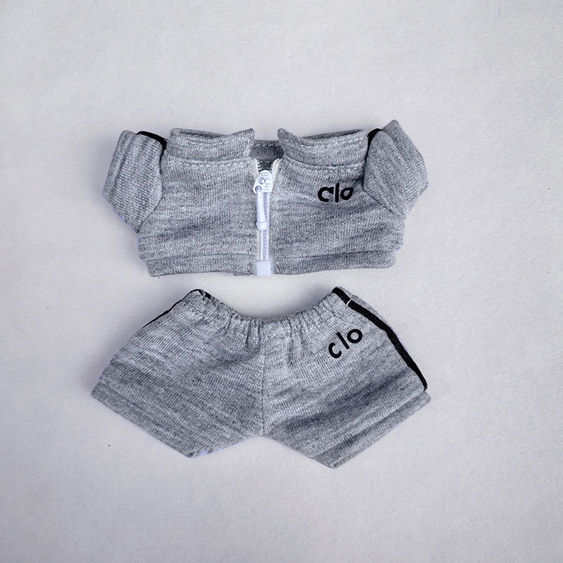 ALO 17cm Labubu Clothes Set(NO DOLL)  Accessories Suit Cute Clothes for Labubu Dress up Unique Style