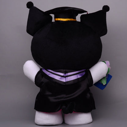 Sanrio Gift Cute Graduation Plush Boys Girls Class of 2024 Plushies Toy Congrats Party Plush Favors (14inch &10inch)
