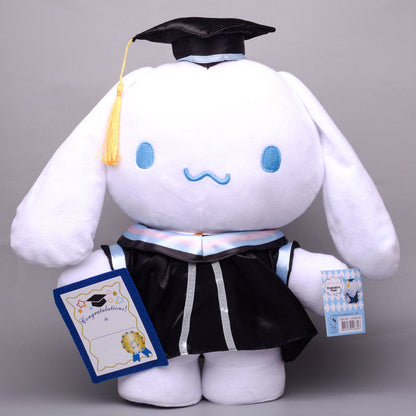 Sanrio Gift Cute Graduation Plush Boys Girls Class of 2024 Plushies Toy Congrats Party Plush Favors (14inch &10inch)