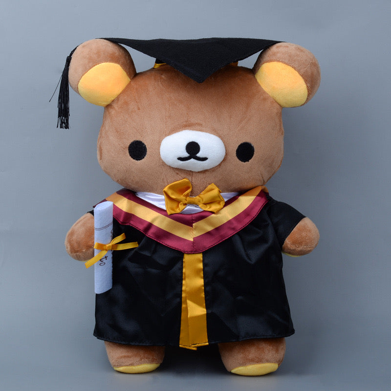 Sanrio Gift Cute Graduation Plush Boys Girls Class of 2024 Plushies Toy Congrats Party Plush Favors (14inch &10inch)
