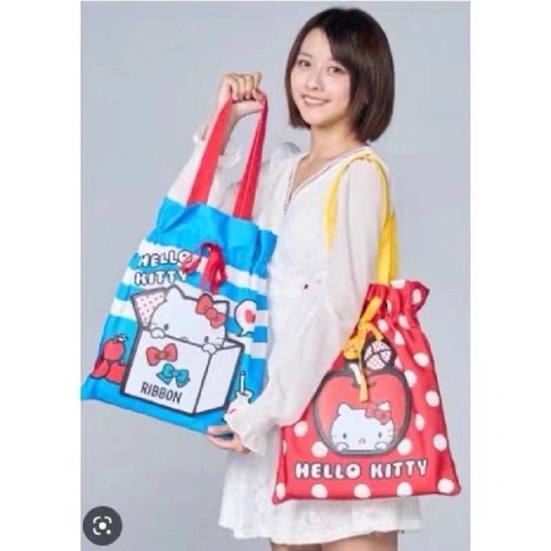 Hello Kitty Drawstring Bag Tote Bag Shopping Bag Gym Bag Hello Kitty Lunch Bag