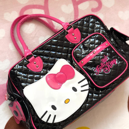 Hellokitty Weekender Bag PU Travel Tote Bag Gym Duffel Bag