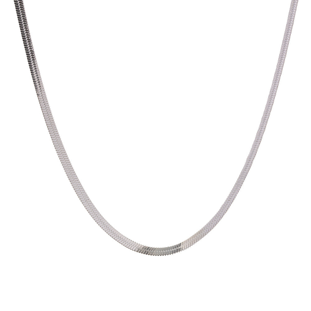 Stainless steel snake bone necklace