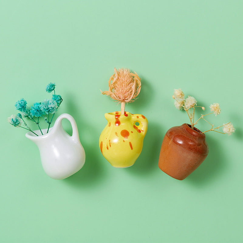 Mini Vase Refrigerator Magnets
