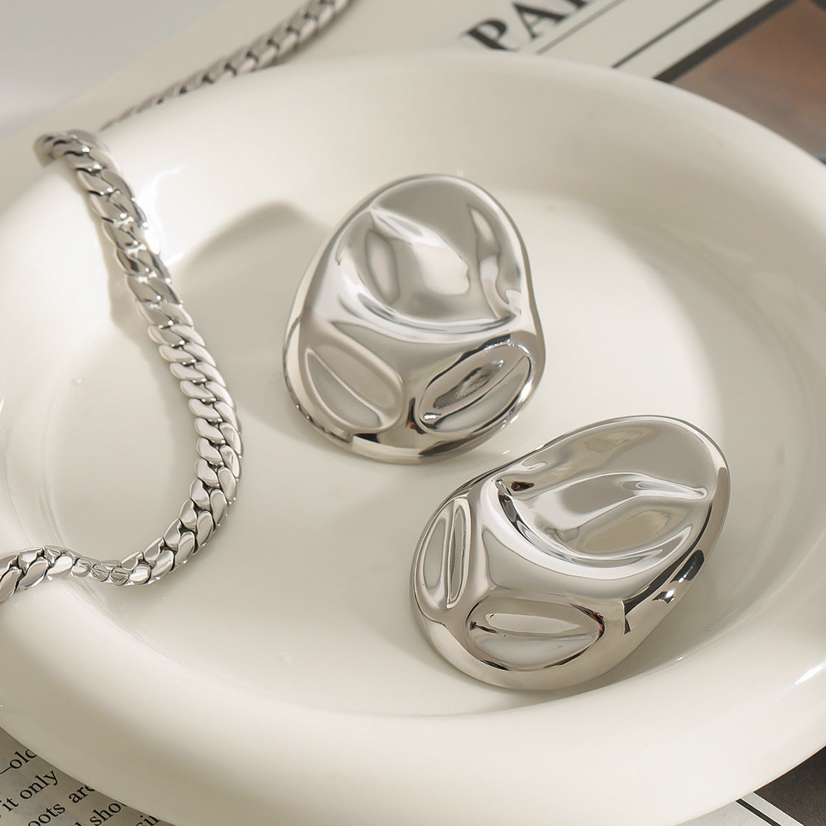 Stainless steel earrings