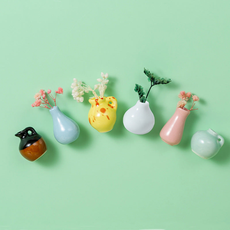 Mini Vase Refrigerator Magnets