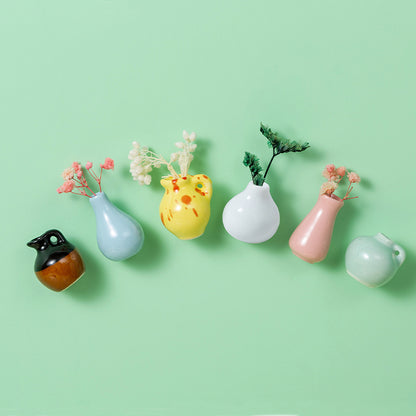 Mini Vase Refrigerator Magnets