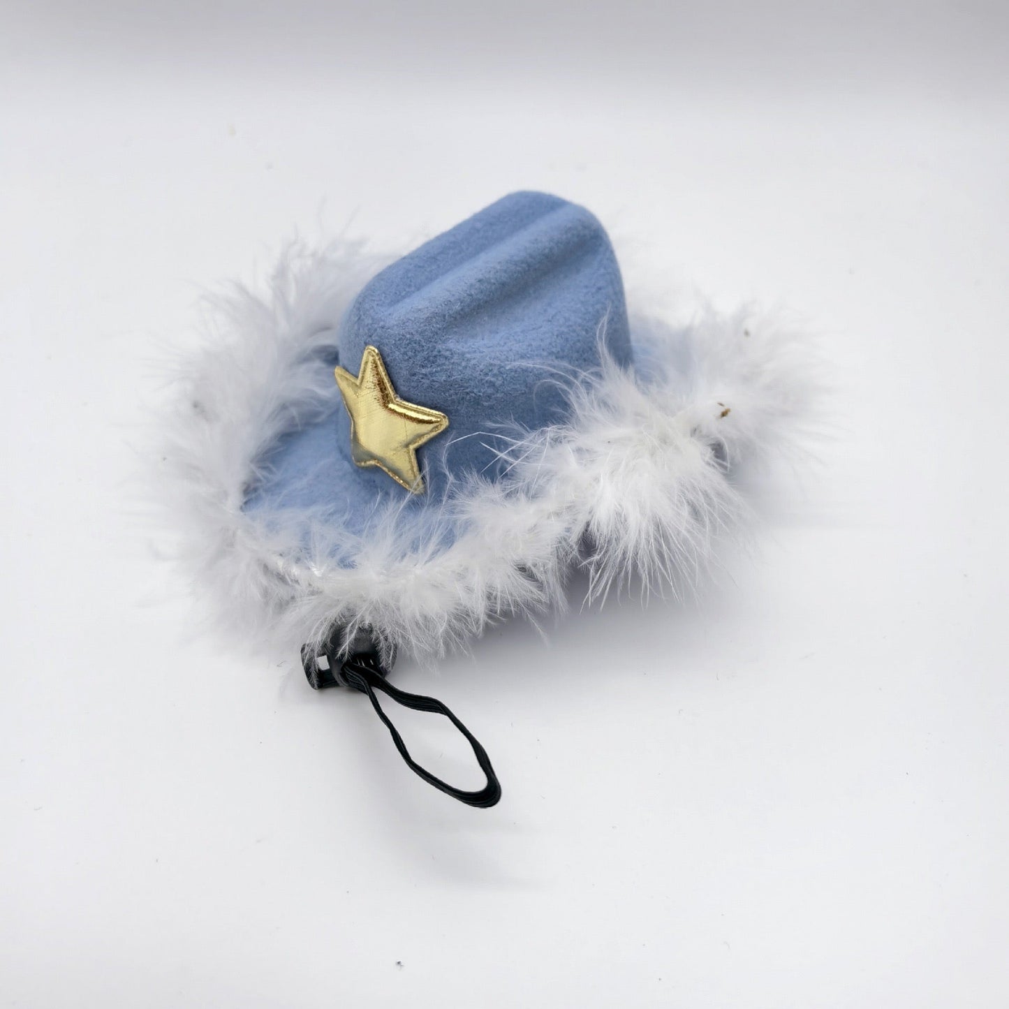 Cowboy Hat Feathered Border Clothing Accessories (NO DOLL) Cute Clothes for Labubu Dress up Unique Style