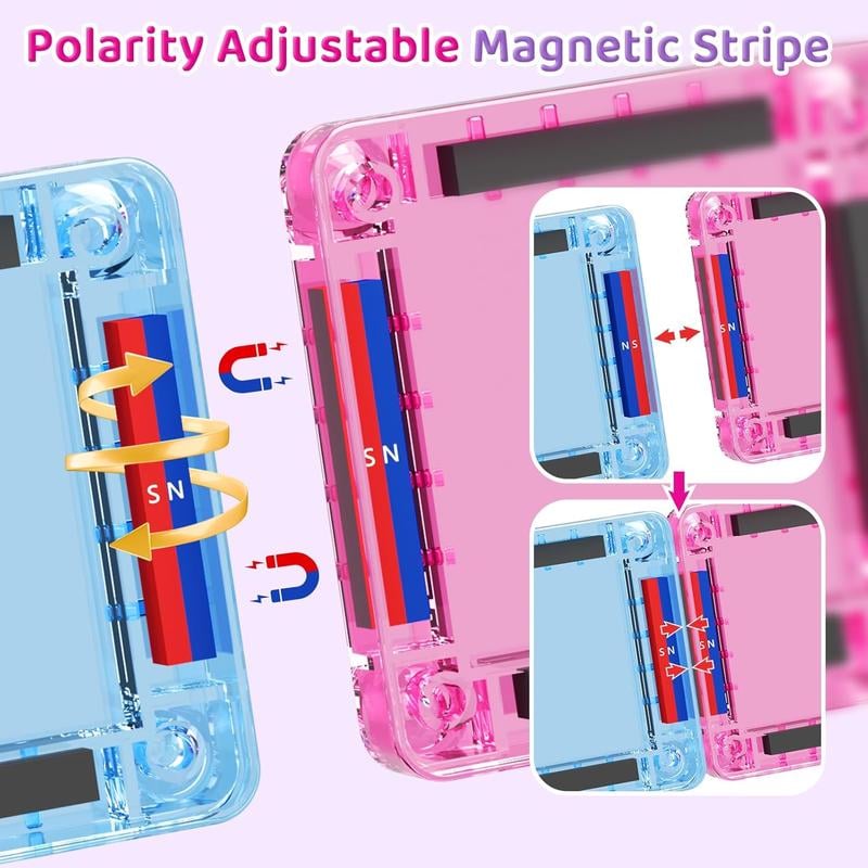 Mini Magnetic Tiles Building Blocks🧩