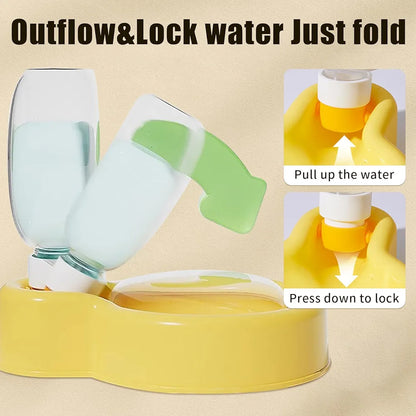 Pet outdoor Foldable water bottle