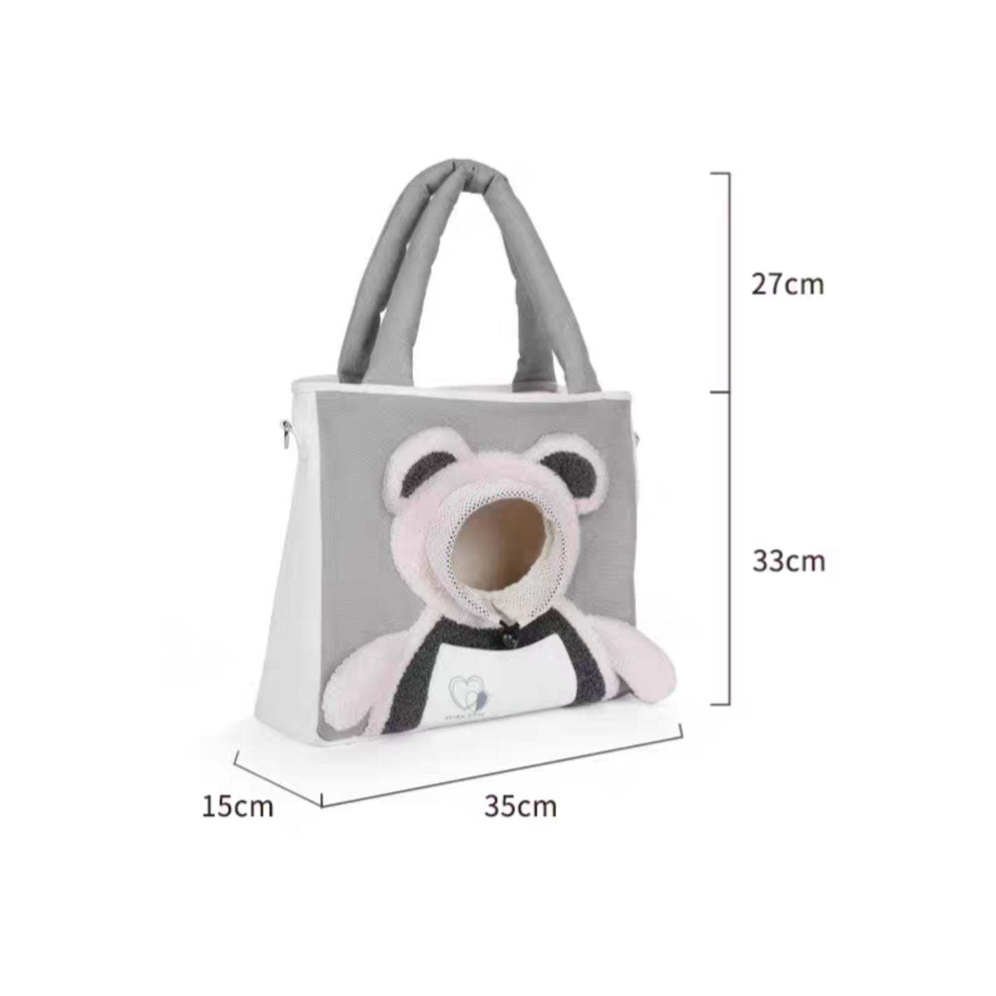 Pet carrier shoulder bag