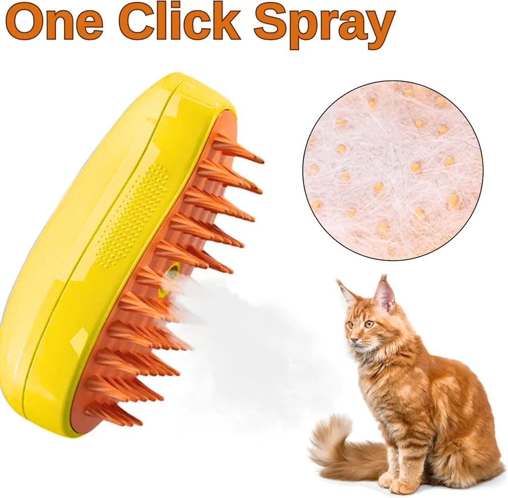 Cat steam brush