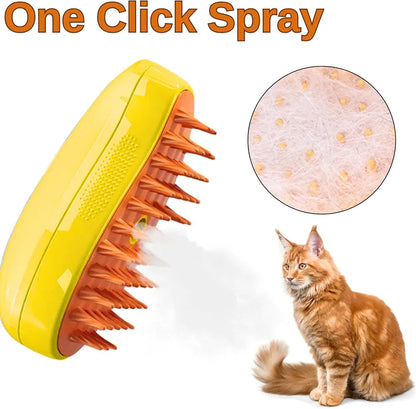 Cat steam brush
